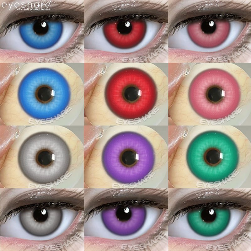 (COD) Eyeshare คอนแทคเลนส์คอสเพลย์อนิเมะ NEBULA ขายเป็นคู่ แต่งหน้าสำหรับปาร์ตี้ฮาโลวีน จัดส่งรวดเร็