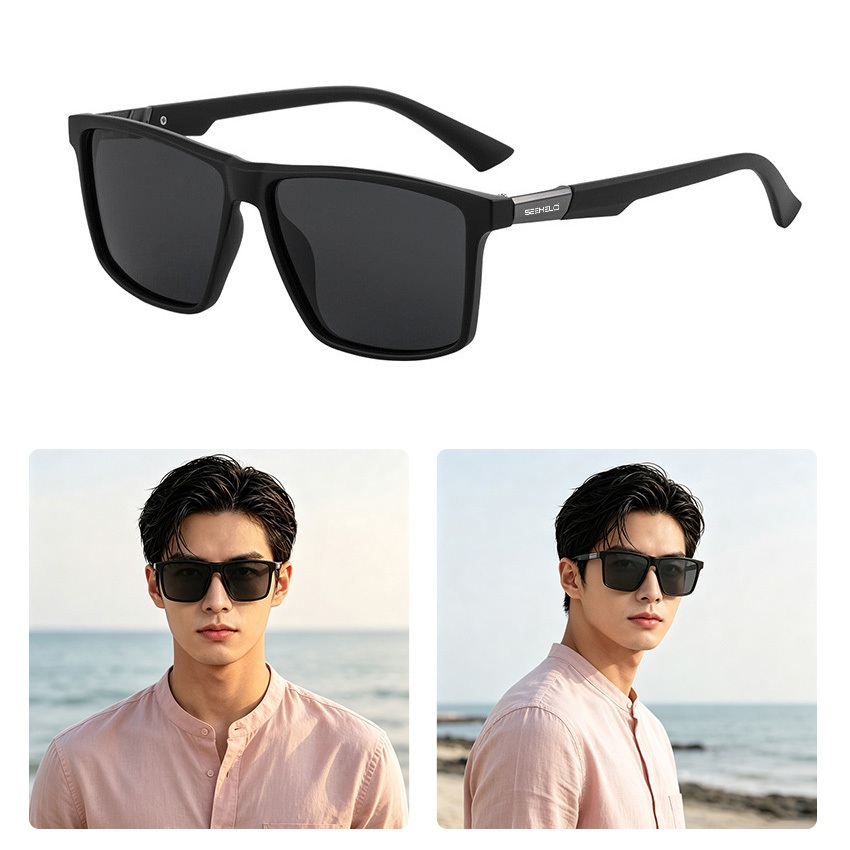 MENSPE Men Sunglasses TAC Polarized Sunglasses UV400 Sunglasses Elastic Paint Design Unisex Fashion 