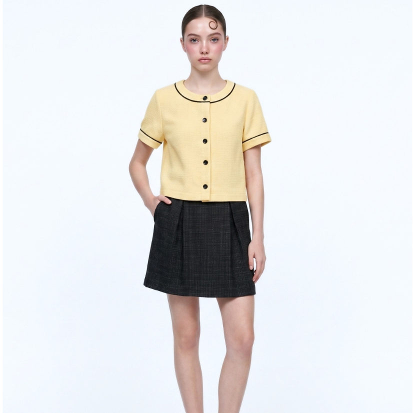 AMILA Skirt AM-S322 ทวิต แบบสั้น IGPU26-08 PCE1290