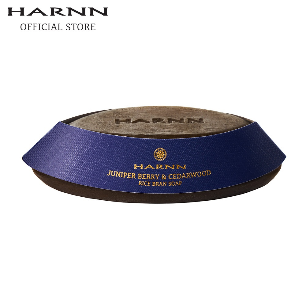 HARNN JUNIPER BERRY & CEDARWOOD RICE BRAN SOAP 100 G