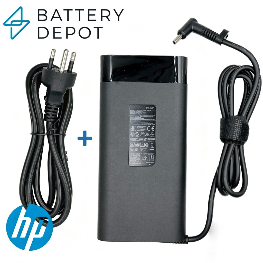 HP Adapter 19.5V/11.8A 230W หัว Jack 4.5x3.0mm สายชาร์จ เอชพี อะแดปเตอร์, สายชาร์จ HP