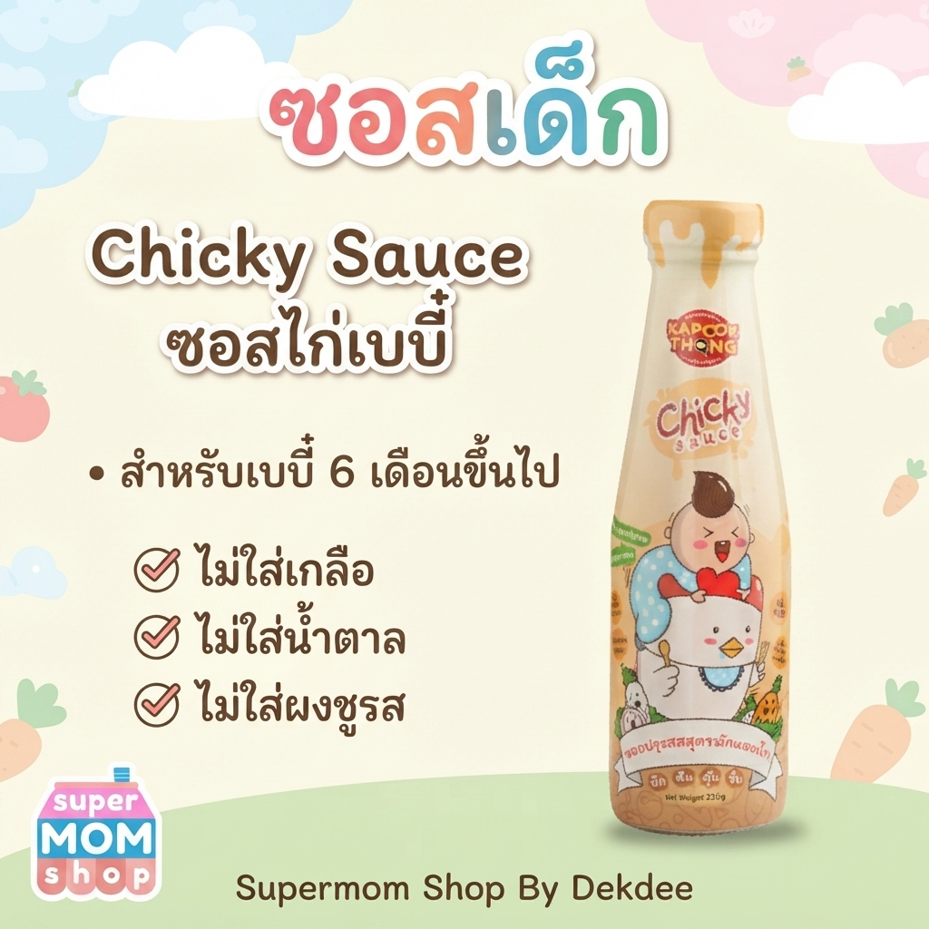พร้อมส่ง !! Kapookthong ซอสไก่เบบี๋ ซอสเด็ก มีฮาลาล Top 8 Free
