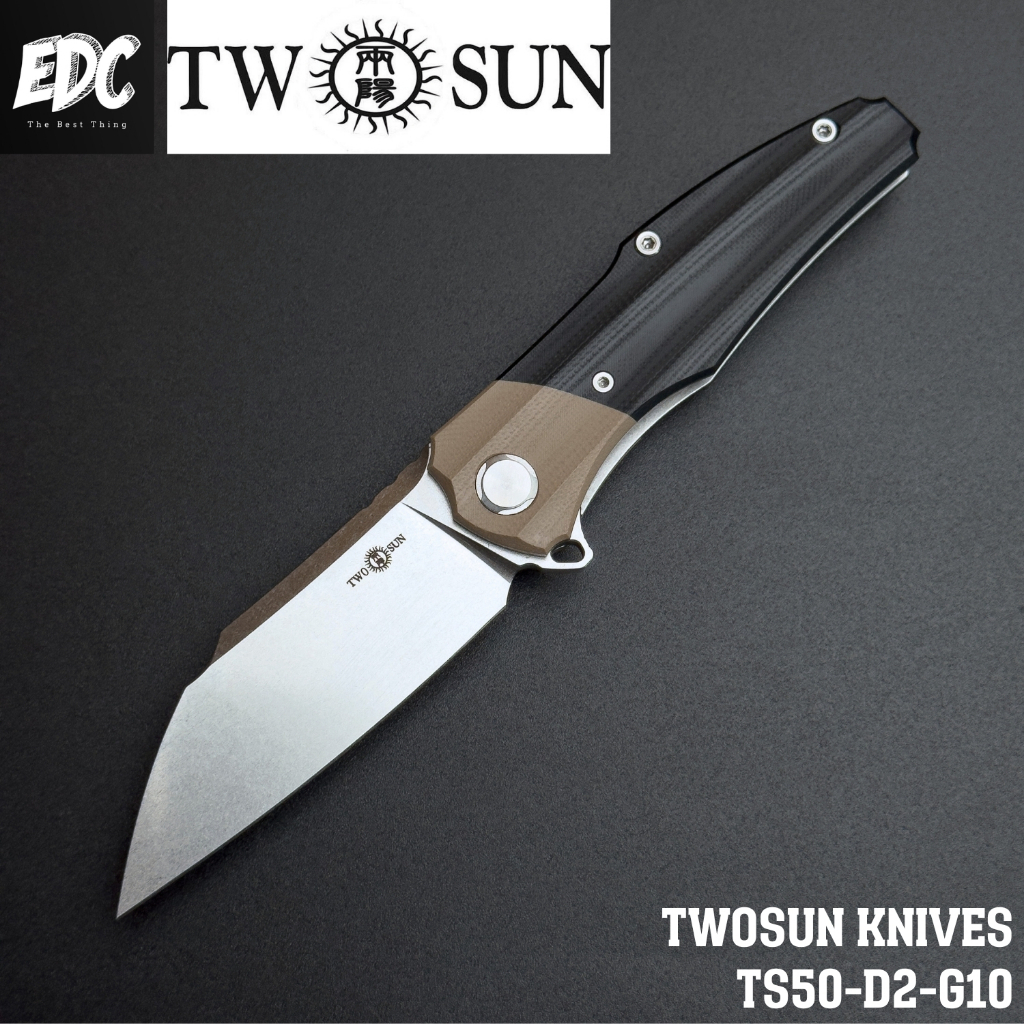 📍มีดพับ ""TWOSUN KNIVES | TS50-D2-G10"" ***ของแท้***