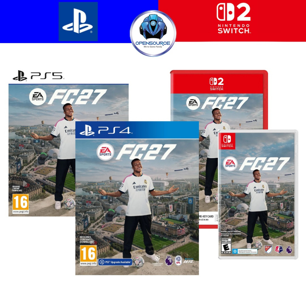 [Pre0rder สั่งล่วงหน้า 25กย]PS4,PS5 SW: FC27 Football EA Sports (ASIA EN/CH/KR/JP)