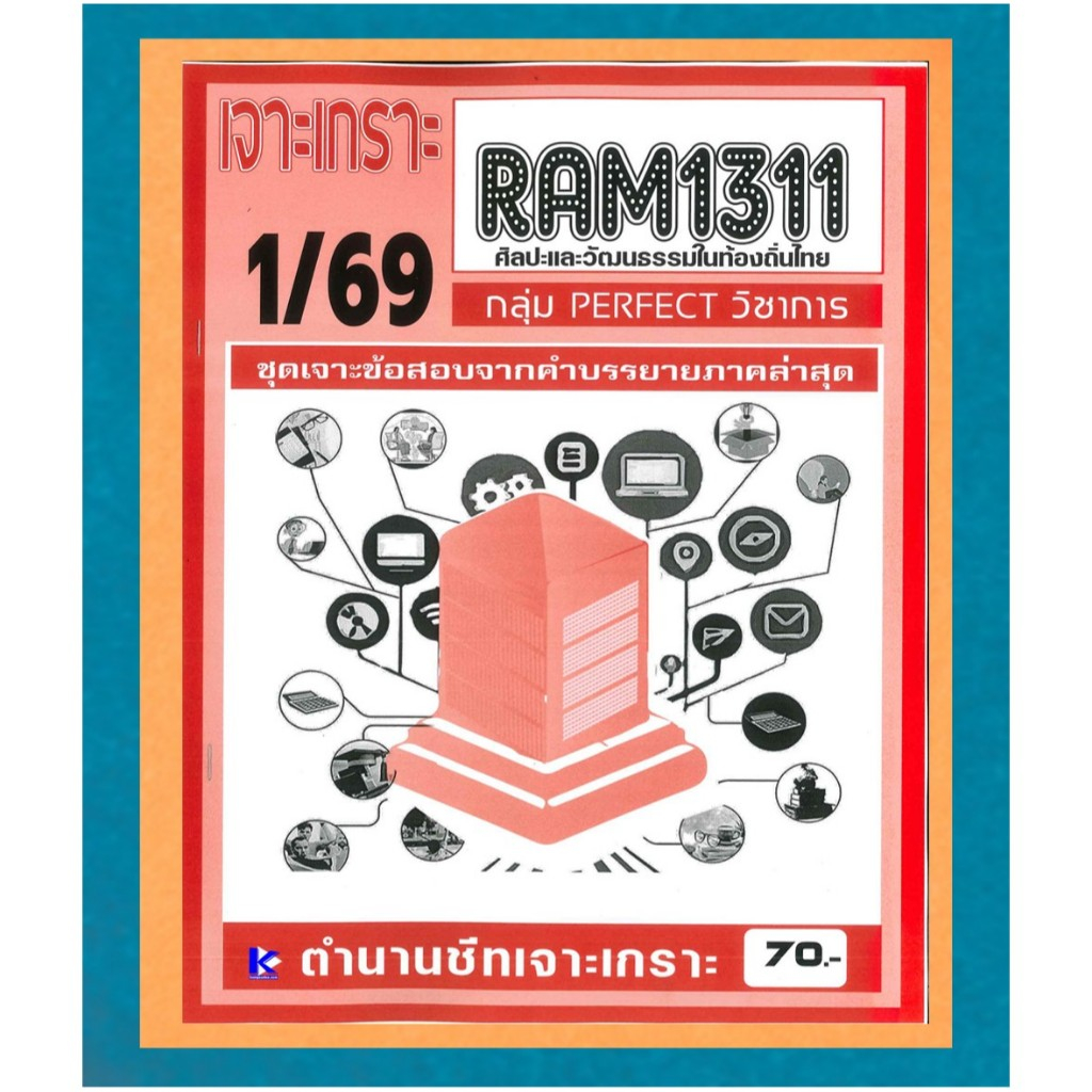 RAM1311 เจาะเกราะศิลปะและวัฒนธรรมในท้องถิ่นไทย ภาค 1/69