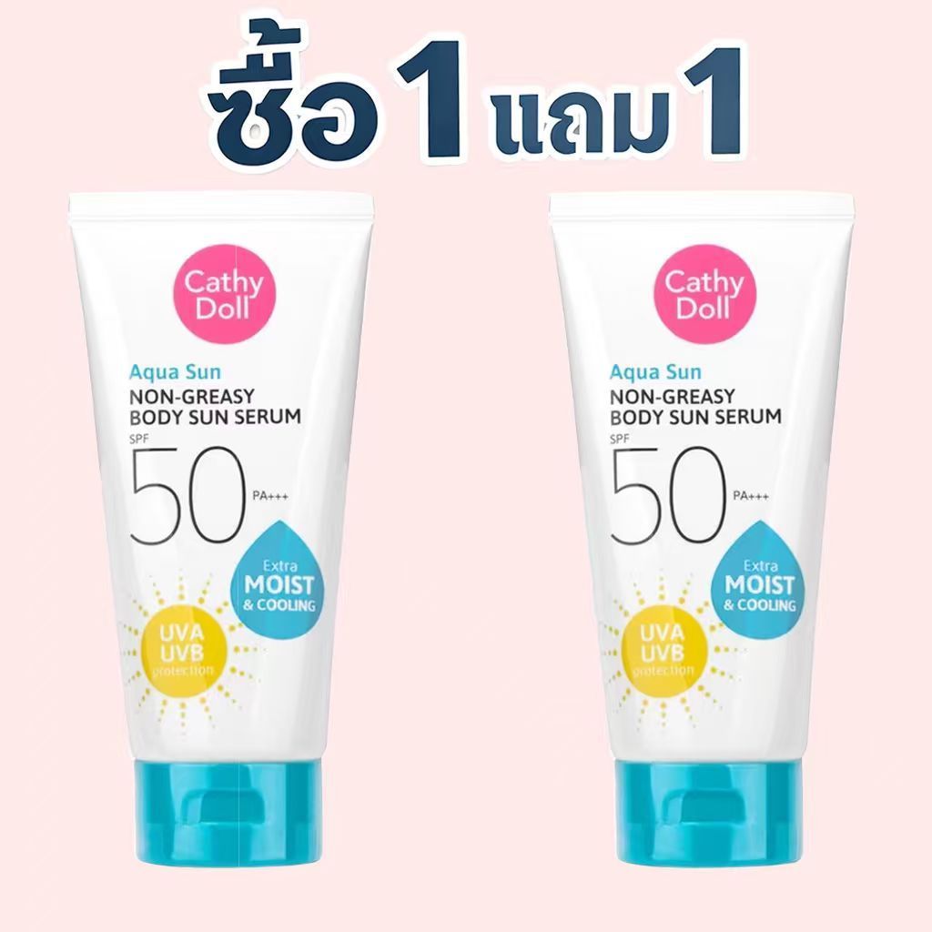138ml Cathy Doll Aqua Sun Non Greasy Body Sun Serum SPF50 PA+++ 138ml