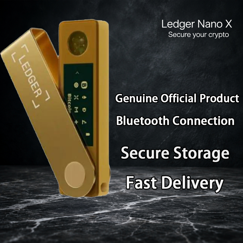 Ledger Nano X Original Hardware Wallet Bluetooth Crypto Wallet Cold Wallet Secure Digital Asset Stor