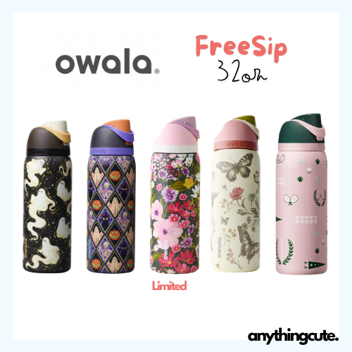 (พร้อมส่ง colordrop & พรีออเดอร์ 14 วัน) Owala FreeSip 32oz