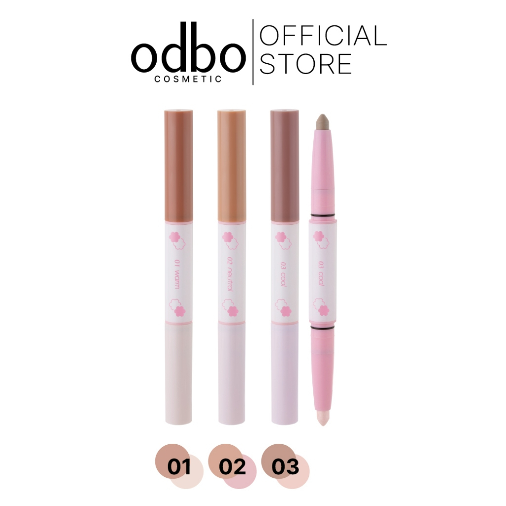 ODBO CONTOUR X HIGHLIGHT DUO STICK OD4013 #คอนทัวร์ไฮไลท์ดูโอ้สติ๊ก