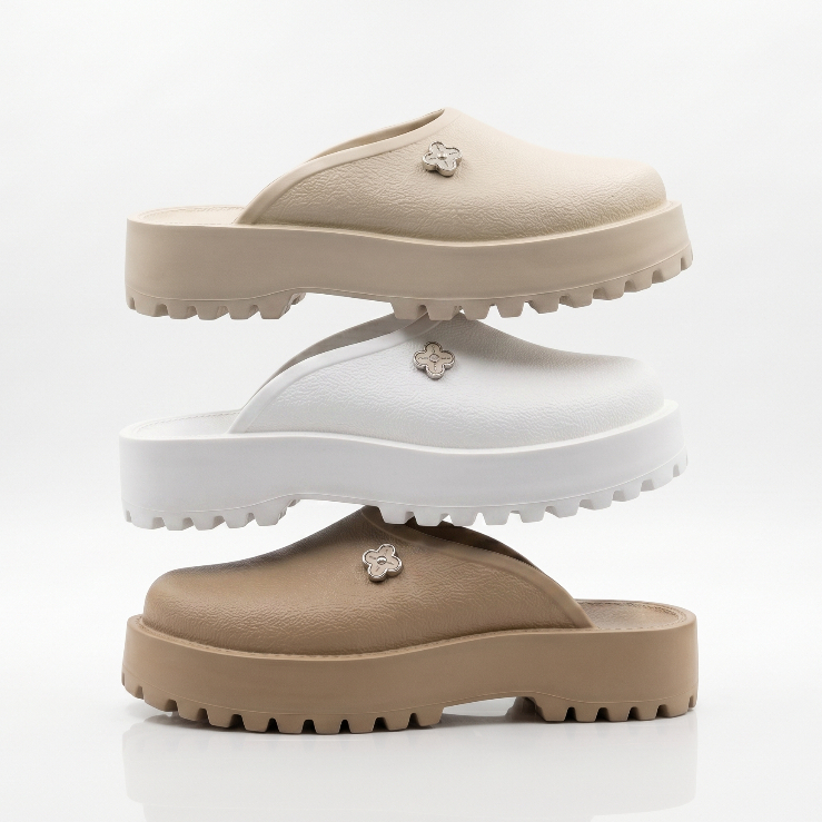 gpatt : Luna Clog รองเท้าหัวโตผู้หญิง รองเท้า EVA พื้นหนา กันลื่น น้ำหนักเบา รุ่น Luna Collection