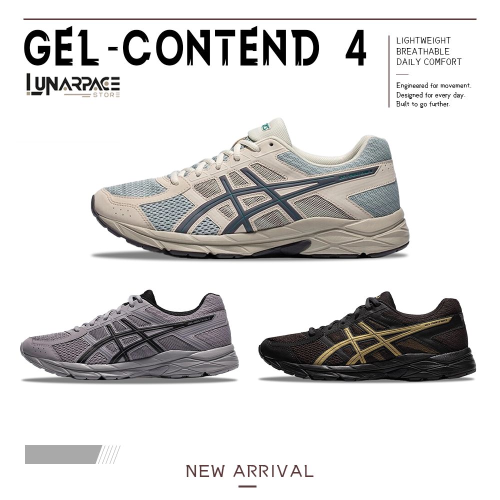 (ของแท้ 100%)📝 Gel-Contend 4 รองเท้ากีฬา ไซส์ 36-45  T8D4Q-017/T8D4Q-032/T8D4Q-031