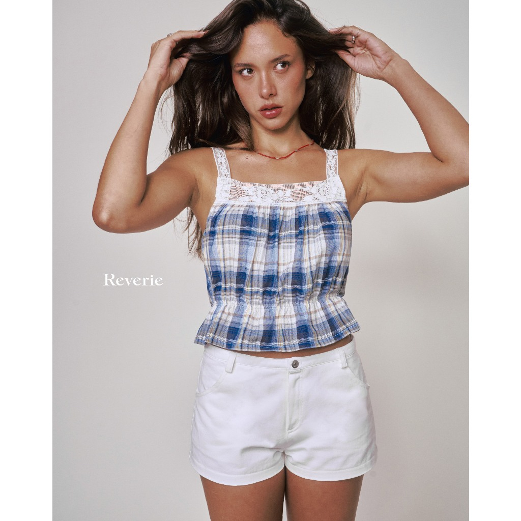 Reverie Chloe crochet Camisole - เสื้อสายเดี่ยวตกแต่งโครเชต์ (มี 2 สี)