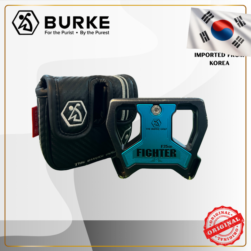 ✨(ไม้กอล์ฟมือสอง) BURKE FIGHTER  Putter   - Length : 33 inches - สภาพ :85% #P921