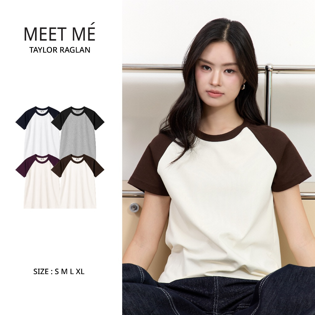 MEET ME - TOP 0080 | TAYLOR RAGLAN TEE