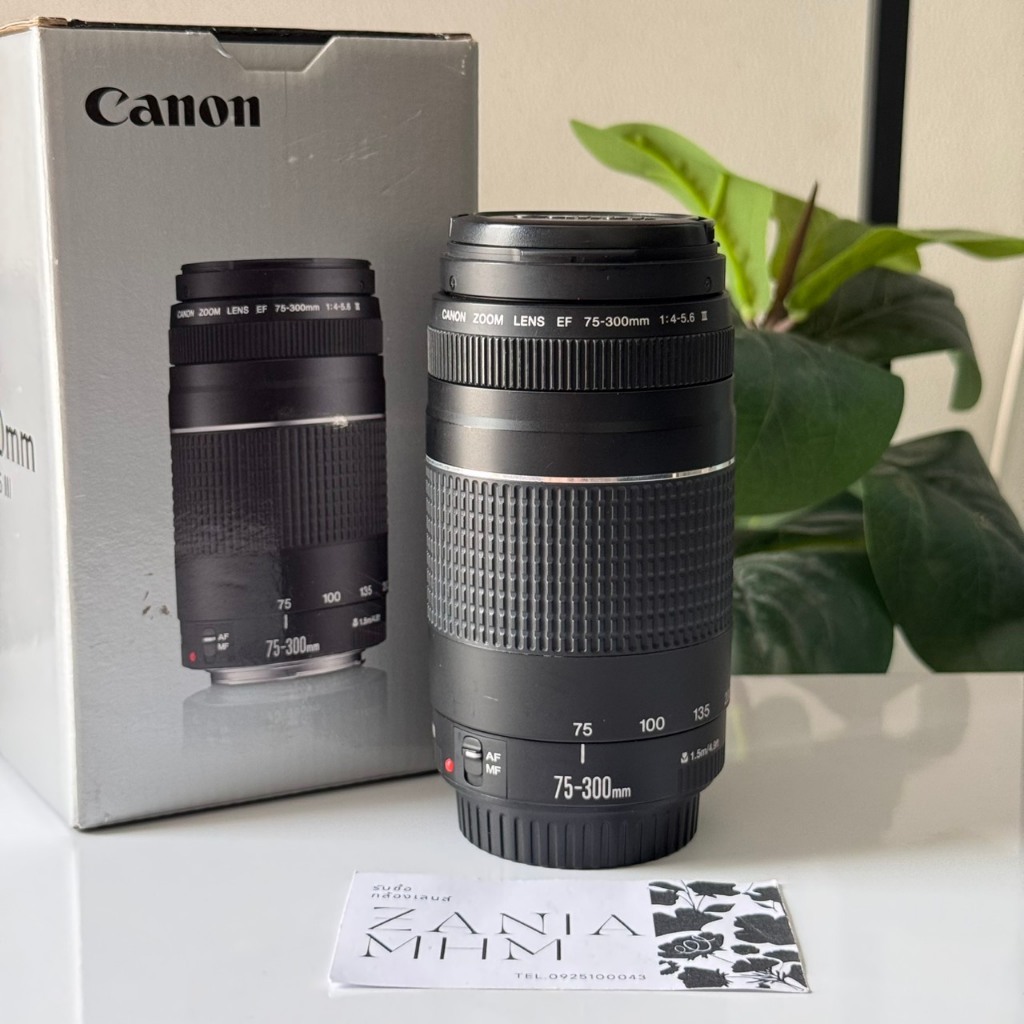 เลนส์ซูมแคนนอน Canon zoom lens 75-300mm canon 75-300