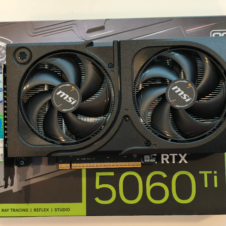 RTX 5060 Ti 8G - MSI SHADOW 2X PLUS OC PLUS 8GB GDDR7 การ์ดจอมือสอง ครบกล่อง ประกันศูนย์ไทย ใช้งานปก