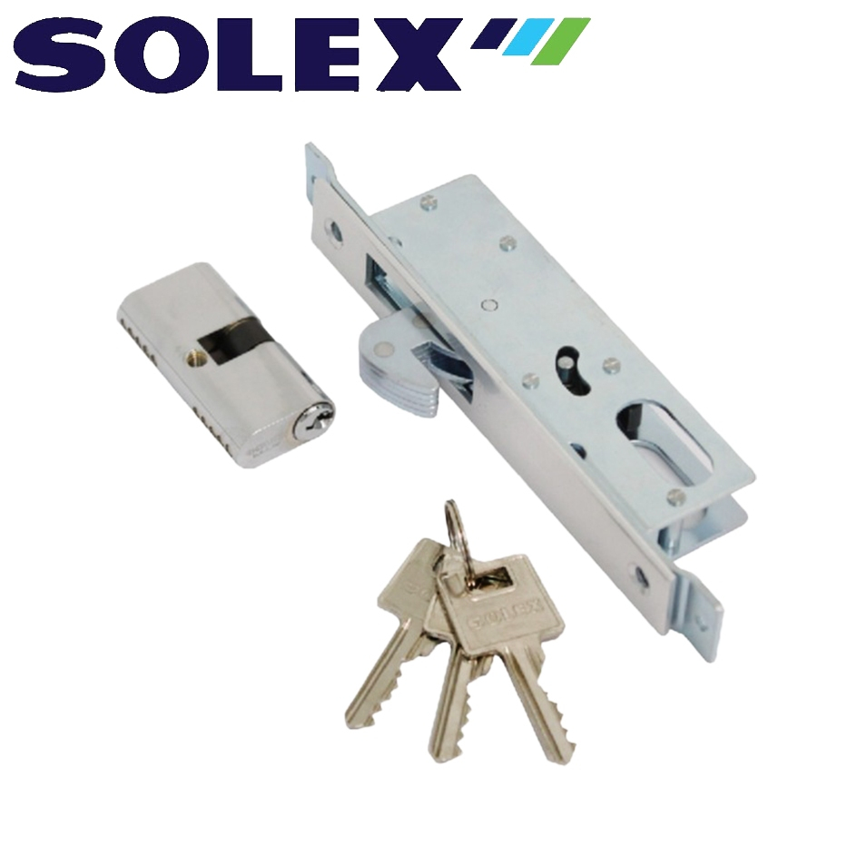 SOLEX กุญแจบานเลื่อน สำหรับ ประตูไม้ HD NO.4512W