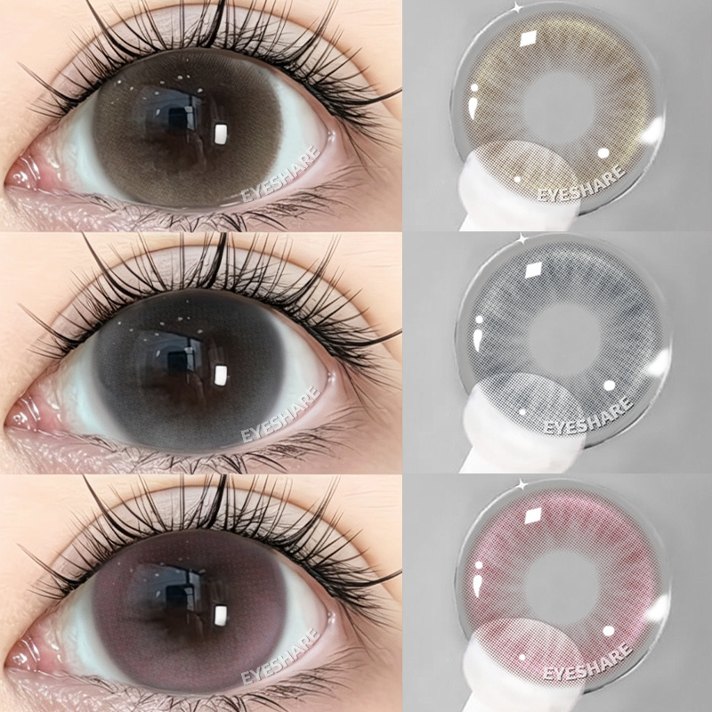 Eyeshare montreal คอนแทคเลนส์สีน้ำตาล DIA14.5mm ตาโต lens คอนแทคเลนส์ธรรมชาติ คอนแทคเลนส์หวานๆ