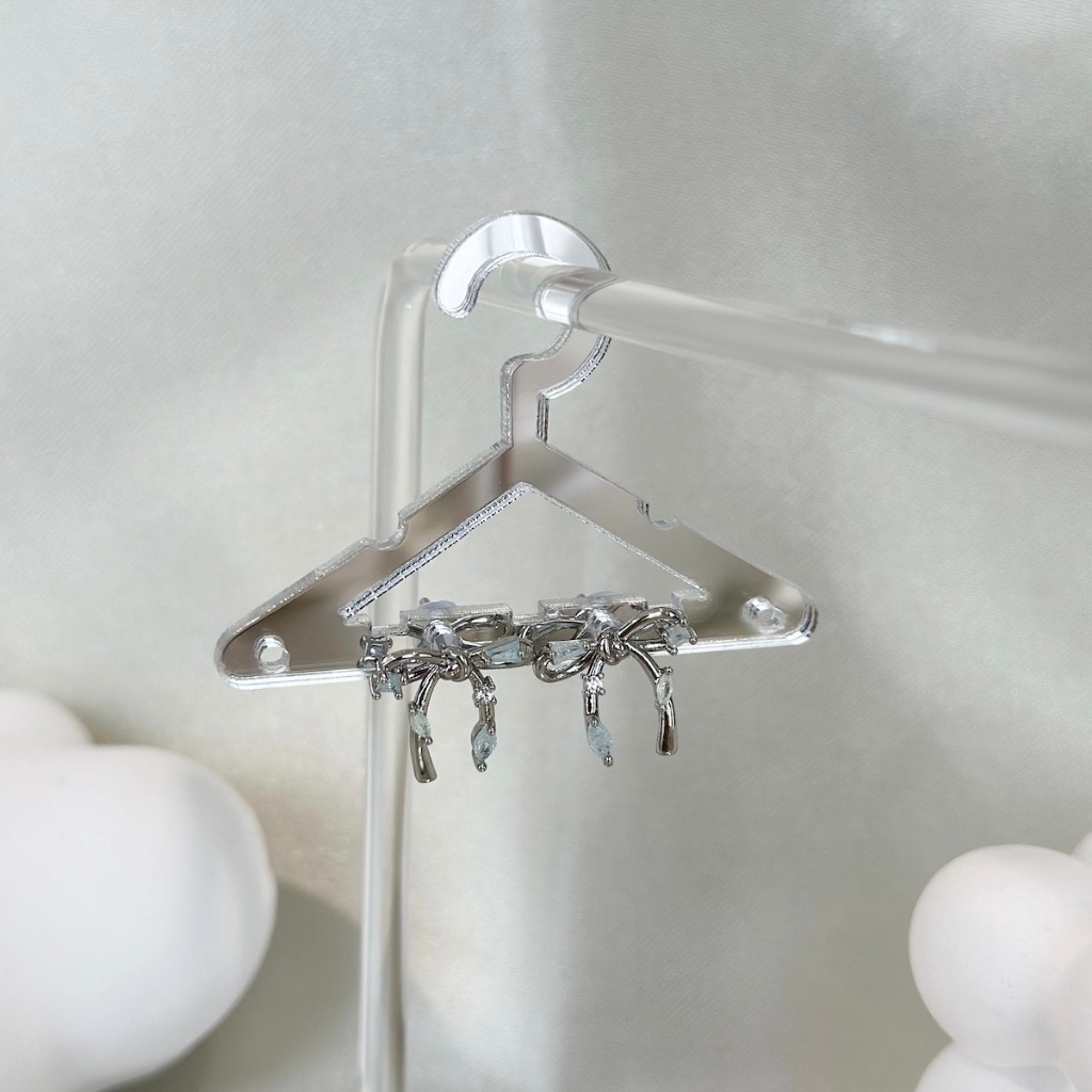 MOJIMATCH Dewy Ribbon earrings