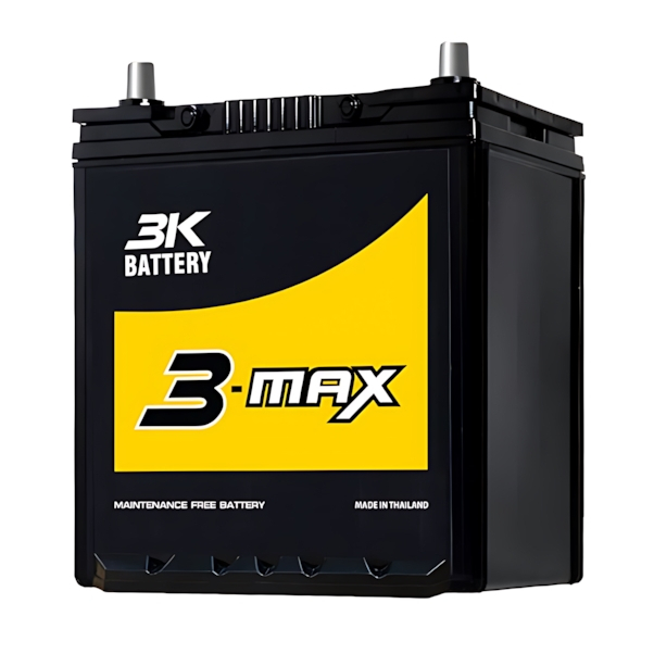 แบตเตอรี่ 3K MAX60BL (44B19L) ขนาด 40 Ah เครื่องยนต์ 1200 - 1500 cc ฮอนด้าแจ๊ส 2014 ซีวิค 2015 ซิตี้