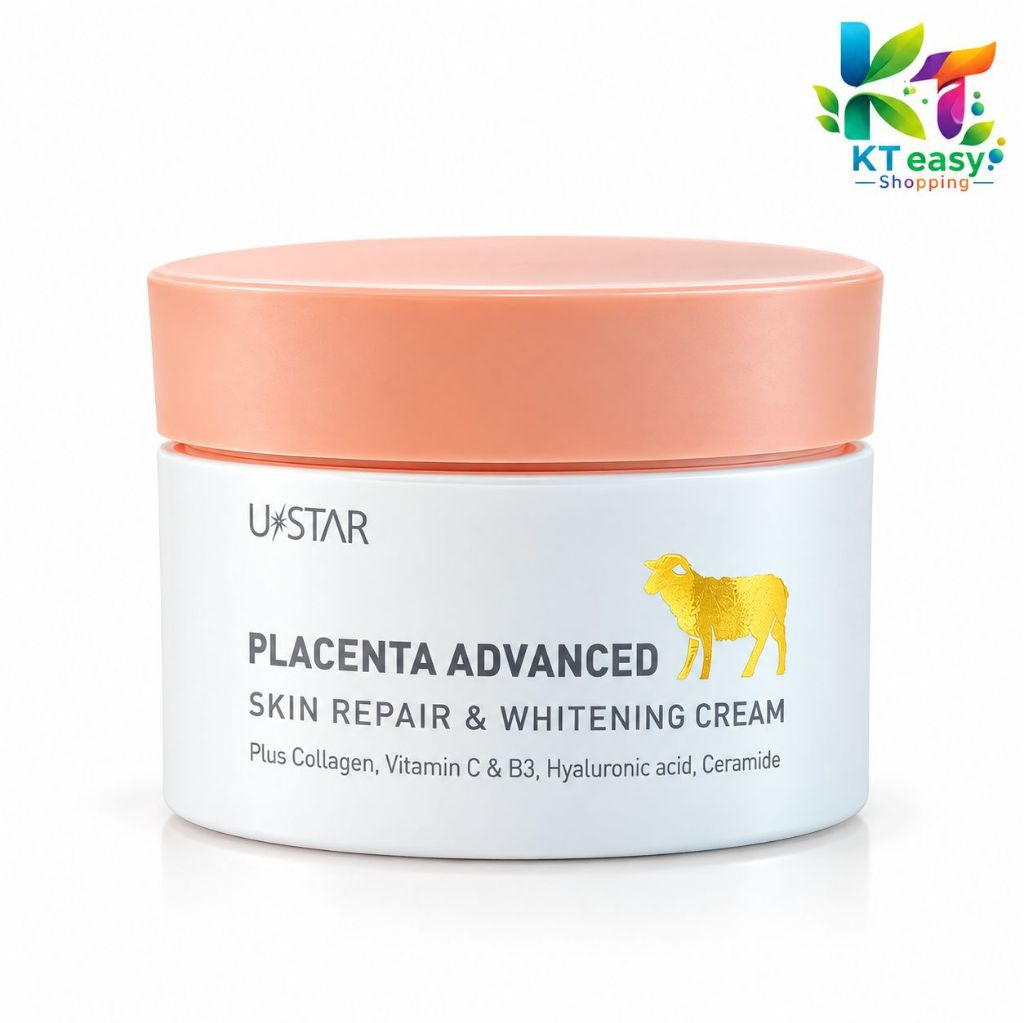 Ustar ครีมยูสตาร์ พลาเซนต้า ไวท์เทนนิ่ง ครีมรกแกะ บำรุงผิว (100 g.) USTAR PLACENTA  SKIN REPAIR
