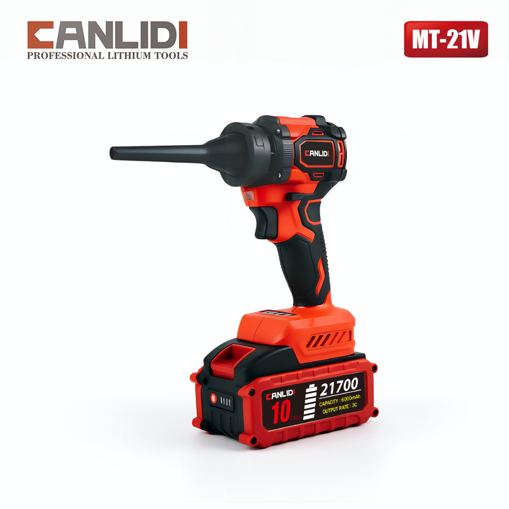 CANLIDI CID-B-30 พัดลมทิวร์บอ เครื่องเป่าลม เครื่องดูดฝุ่น MT-21V มอเตอร์ไร้แปรงถ่าน 80000RPM มอเตอร์ความเร็วสูง เครื่อง