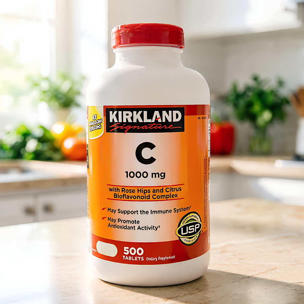 (Exp.05/2029)Kirkland VitaminC 1000 mg 500 Tablets วิตามินซี เคิร์กแลนด์ 1000mg Vitamin C Kirkland v