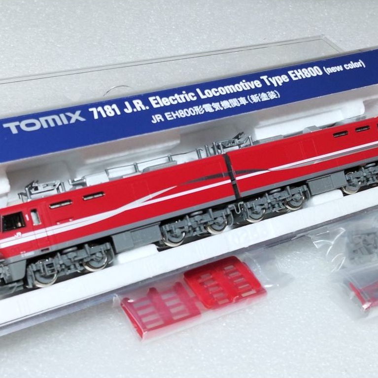 โมเดลรถไฟEH800 N Scale โมเดลรถไฟ หัวรถจักร Tomix 7181 JR EH800 New Color N Gauge Model train ราคา ok