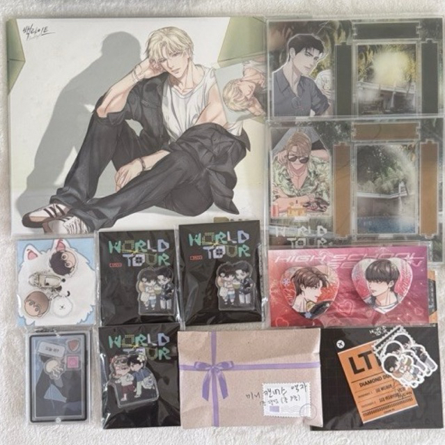 พร้อมส่ง สุ่ม มันฮวา manhwa การ์ด โปสการ์ด md