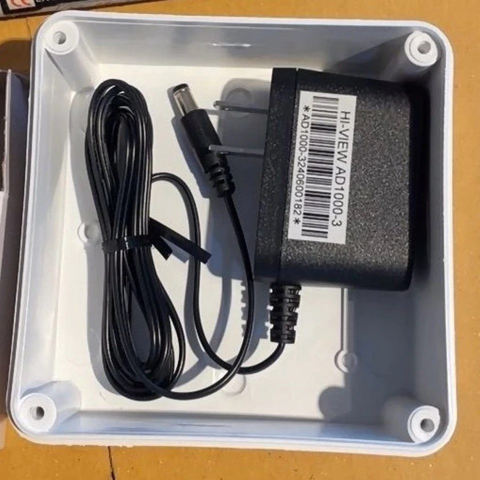 Hi-view อะแดปเตอร์กล้อง AD1000 12V 1A ใช้กับ CCTV ใส่ Box 4x4ได้หรือ เทียบ ทน OEM อะแดปเตอร์ 12.0V /