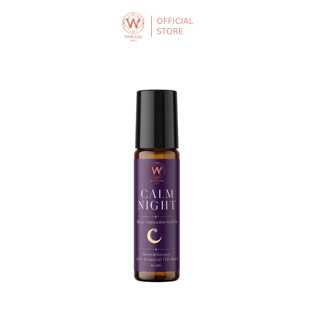 WORADA Calm Night Sleep Companion Roll-On น้ำมันอโรมาผ่อนคลายก่อนนอน 10 ml