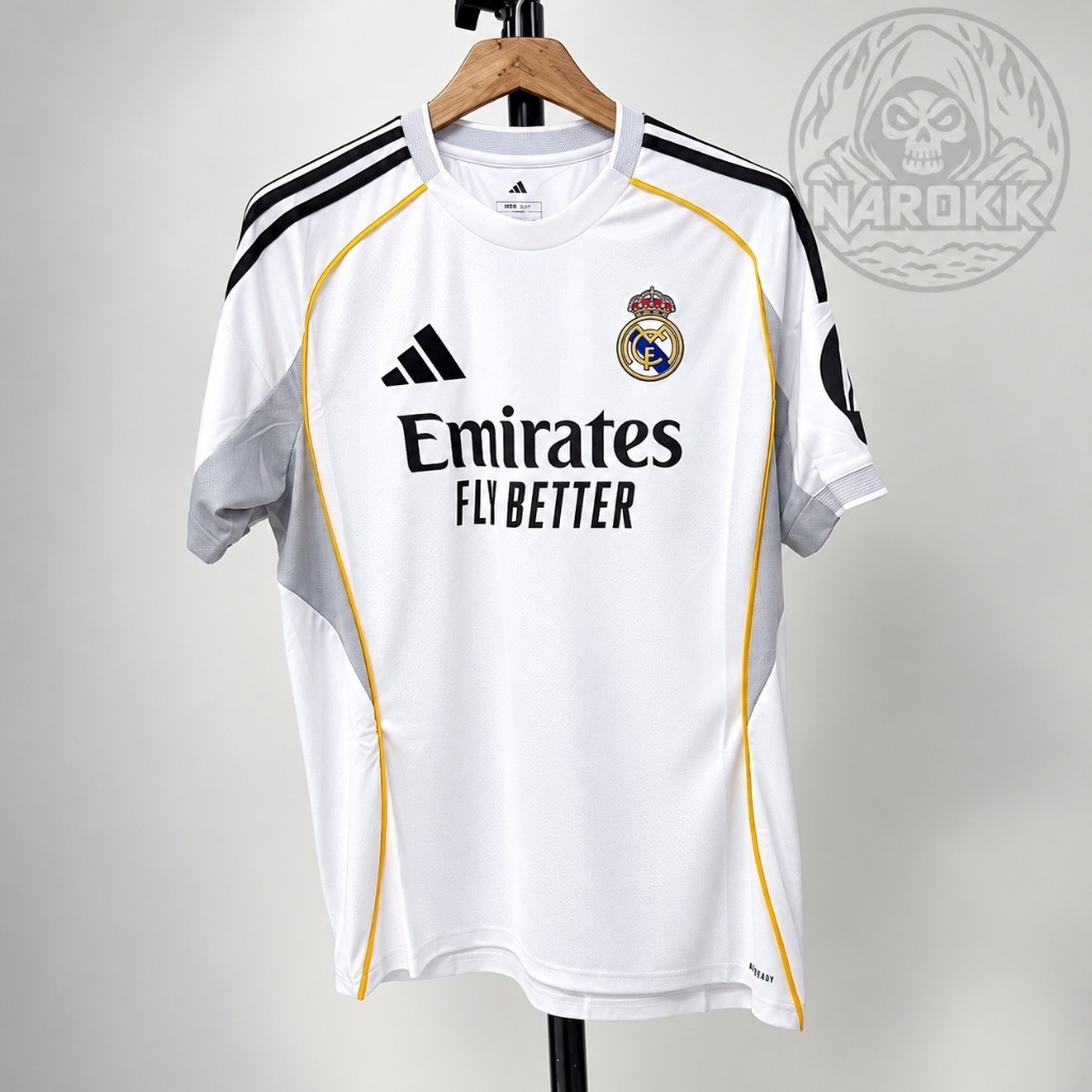 Real Madrid 2025/2026  Jersey ชุดเหย้า แฟนบอล