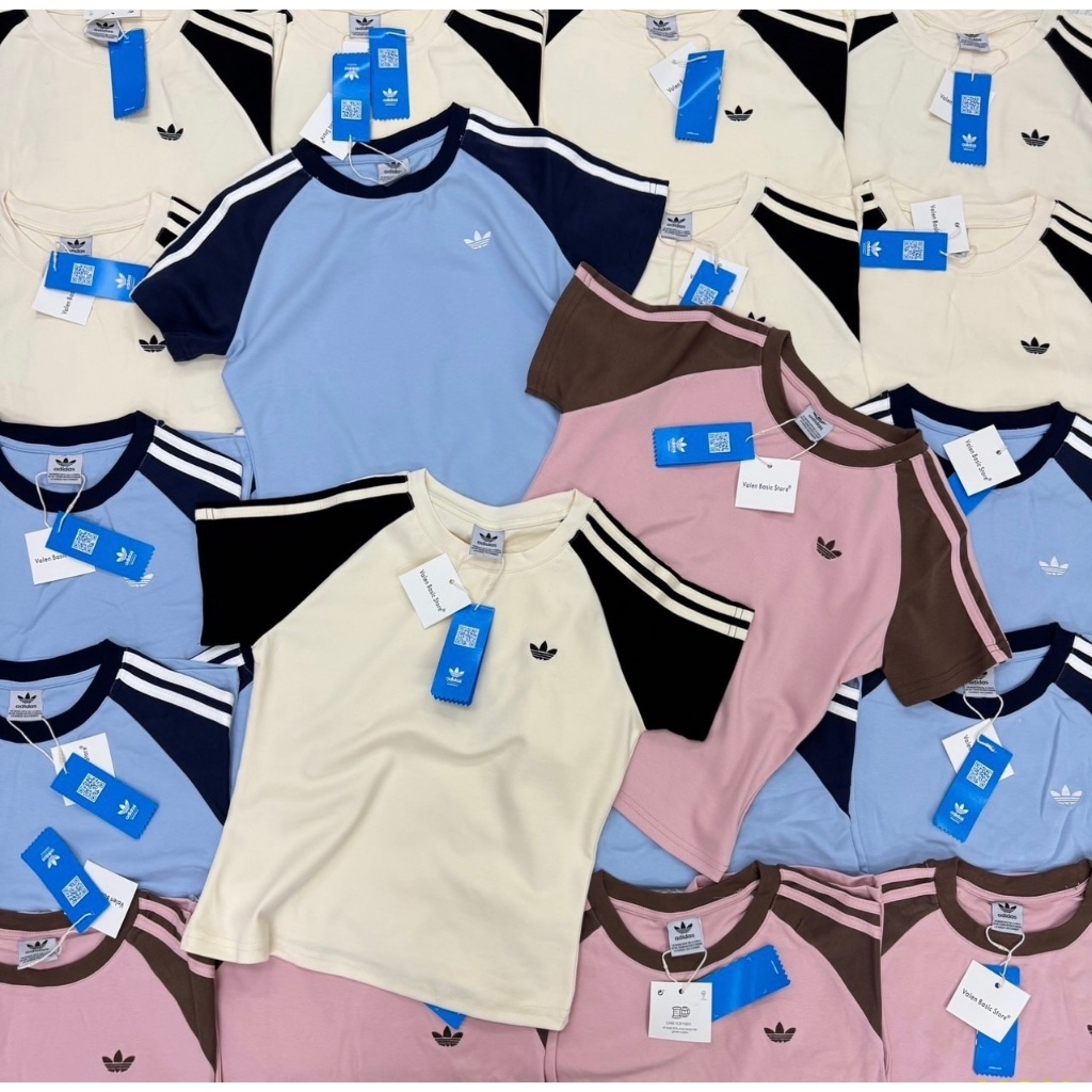 VL 5441 เสื้อยืดแขนสั้นทรงเบบี้ที ทรงพอดีตัว ผ้าดีใส่สบาย