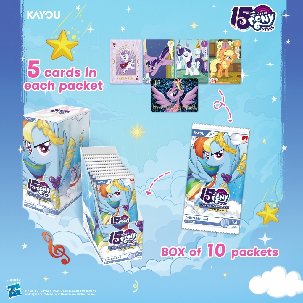 KAYOU มายลิตเติ้ลโพนี่ - การ์ดมิตรภาพนิรันดร์ - รุ่นจันทร์ - SEA - MLP-KP-HY-003-SEA
