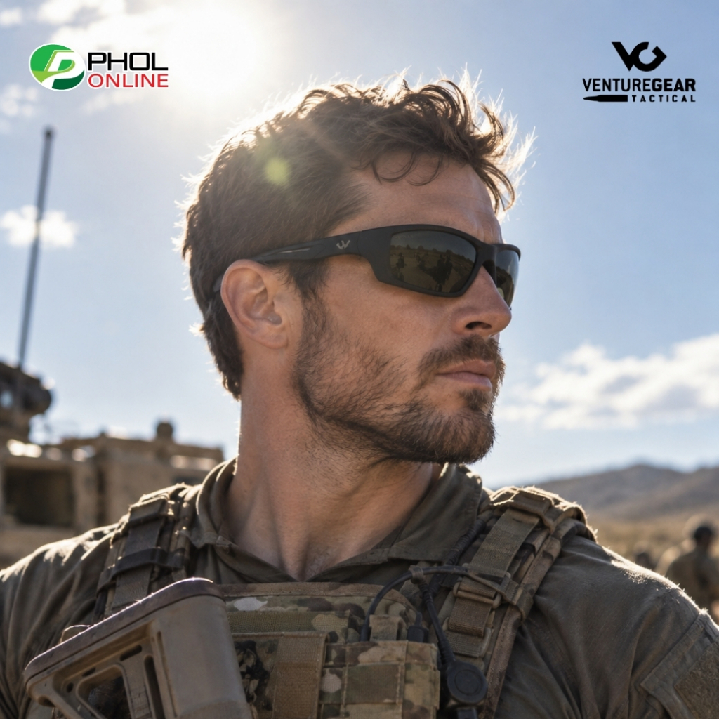 Pyramex نظارة تكتيكية VentureGear HOWITZER — أسود/رمادي — صورة 7