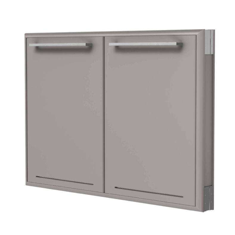 65บานซิงค์คู่เจด เอิร์ลเกรย์ มือจับยาวสีเงิน SOFT CLOSE ขนาด 96x68.8x8.6 ซม.