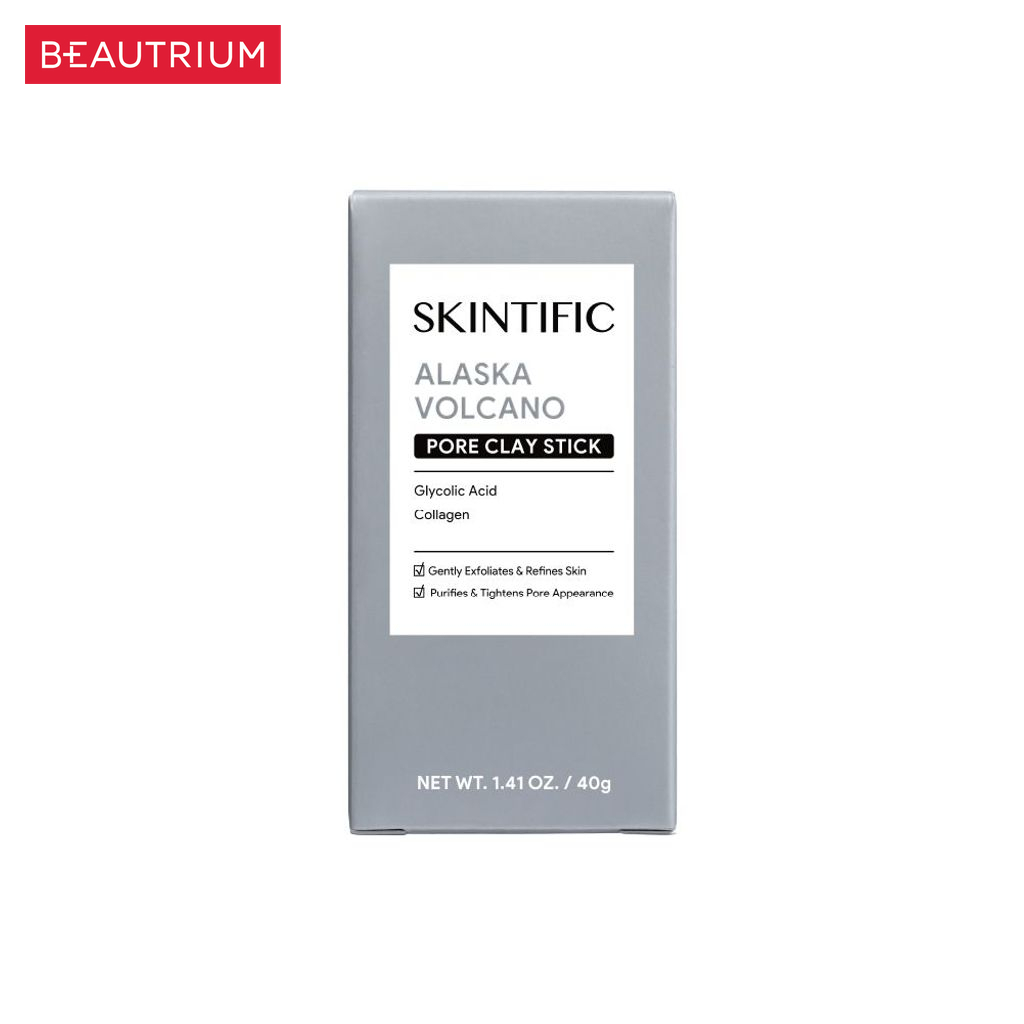 SKINTIFIC Alaska Volcano Pore Clay Stick มาส์กหน้า 40g — صورة 4