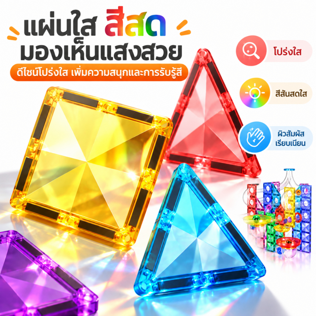 NIKO مكعبات مغناطيسية مسار كرات Marble Run ‏(42 قطعة) — صورة 4