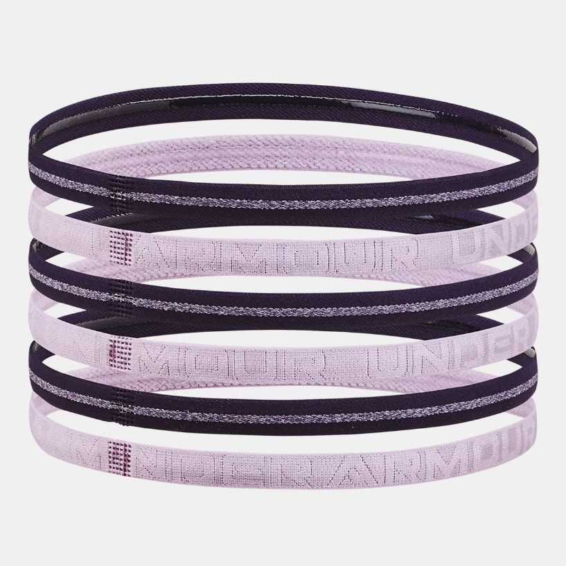 UnderArmour ที่คาดผมสำหรับออกกำลังกาย HTR Mini Headband 6 Pack — صورة 2