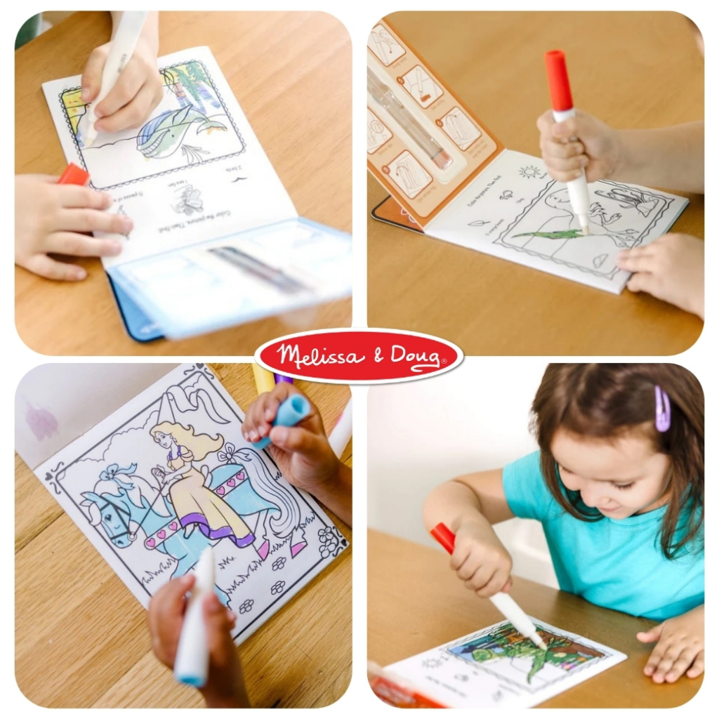 Melissa & Doug كتاب تلوين بدون فوضى Water Wow (2 + 1 مجاناً) — صورة 8