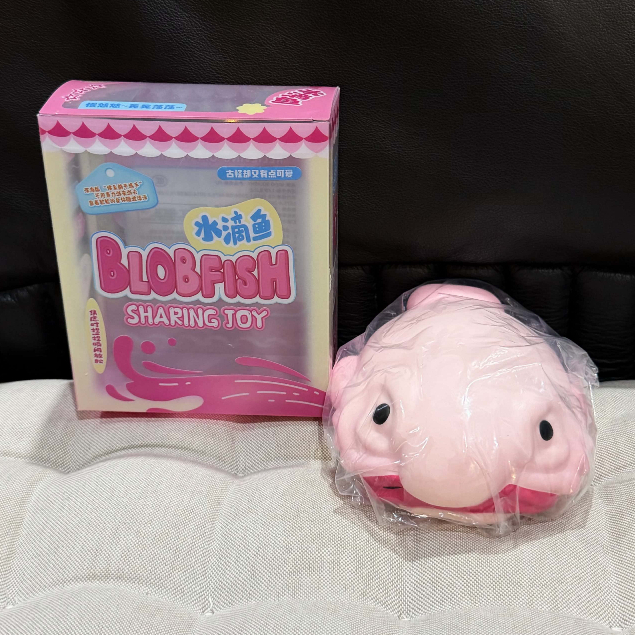(ของแท้/มือ1) หายาก Mido Blobfish Squishy สกุชชี่มิโดะ ปลาบล็อบ ชิ้นใหญ่ นุ่ม สโลว์