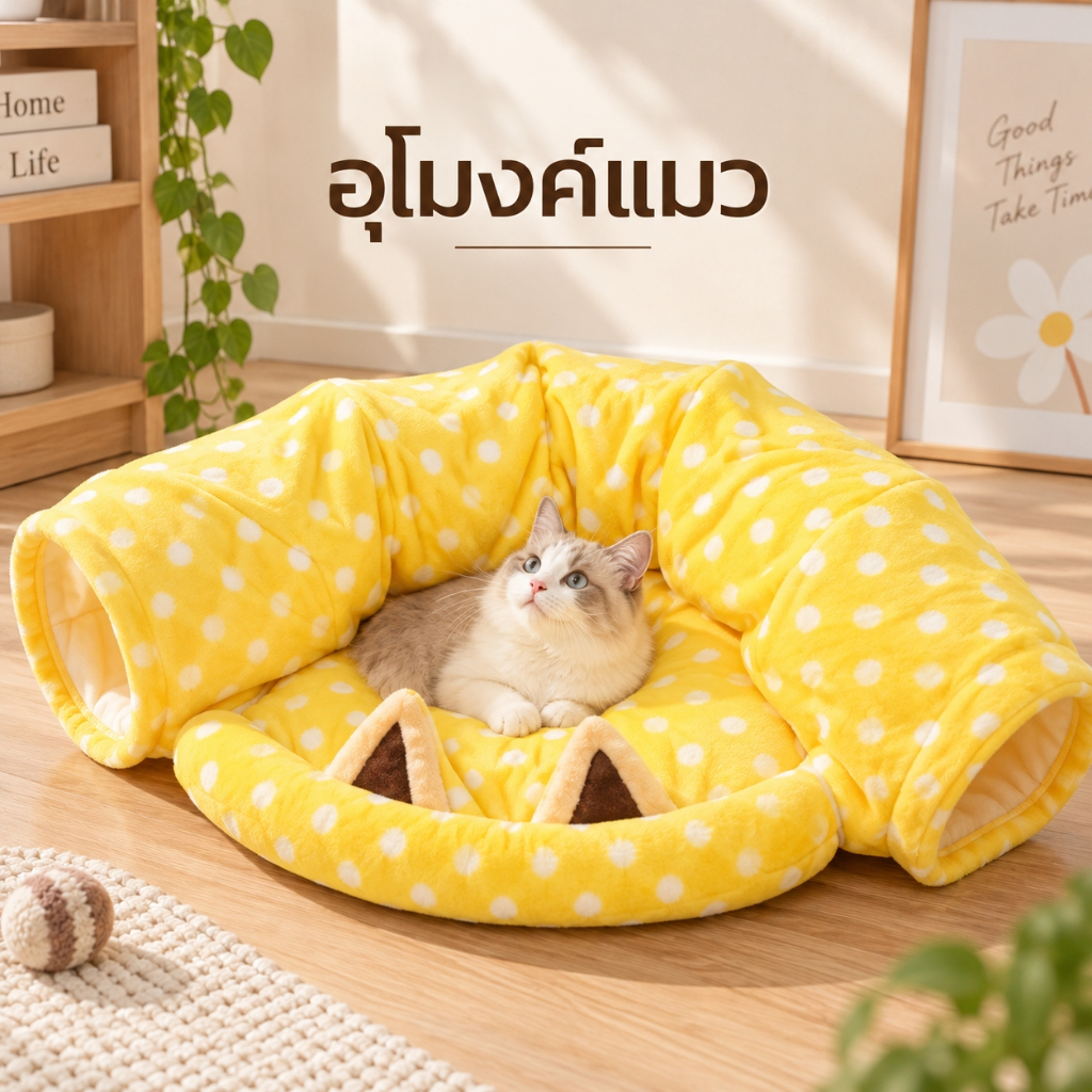 🌵 ของเล่นแมว อุโมงค์แมว อุโมงค์สัตว์เลี้ยง พับได้ ของเล่นสัตว์เลี้ยง อุโมงค์สายรุ้ง อุโมงค์ครึ่งวงกลม อุโมงแมว 🌵