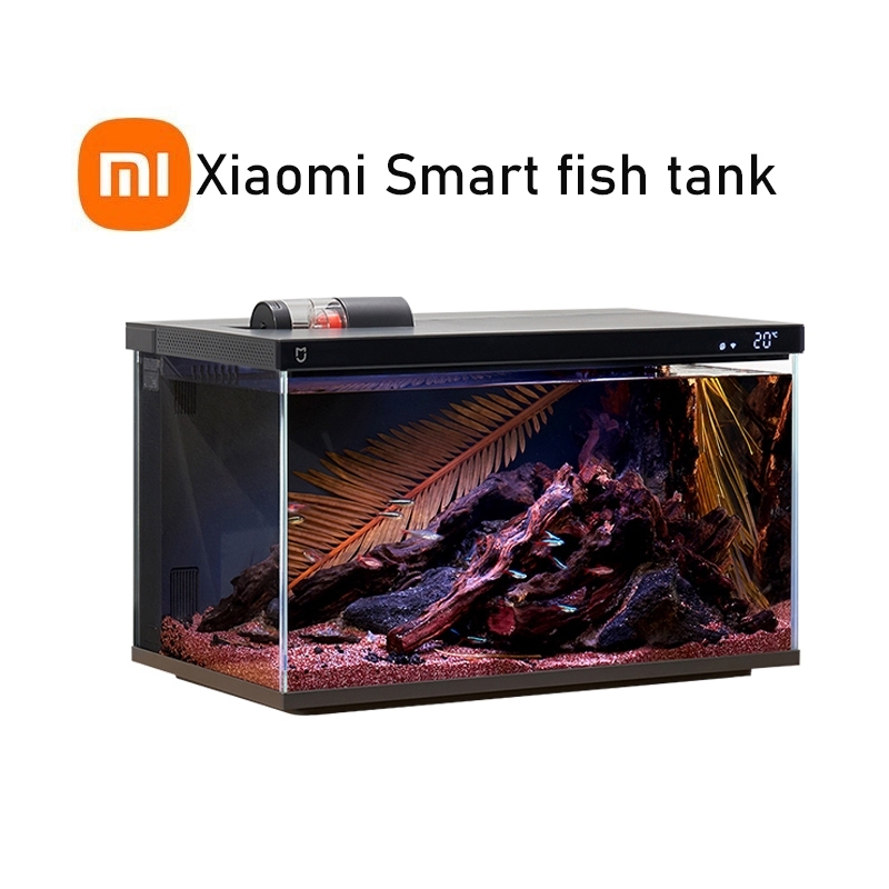 Xiaomi Mijia Smart Fish Tank ตู้ปลาอัจฉริยะ กระจกหนา ตู้ปลาตั้งโต๊ะ ปรับไฟหลายสี เชื่อมต่อแอพ MI ได้