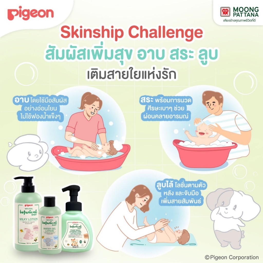 Pigeon صابون رغوي للرضّع Natural Botanical ‏350 مل + تعبئة 600 مل — صورة 6