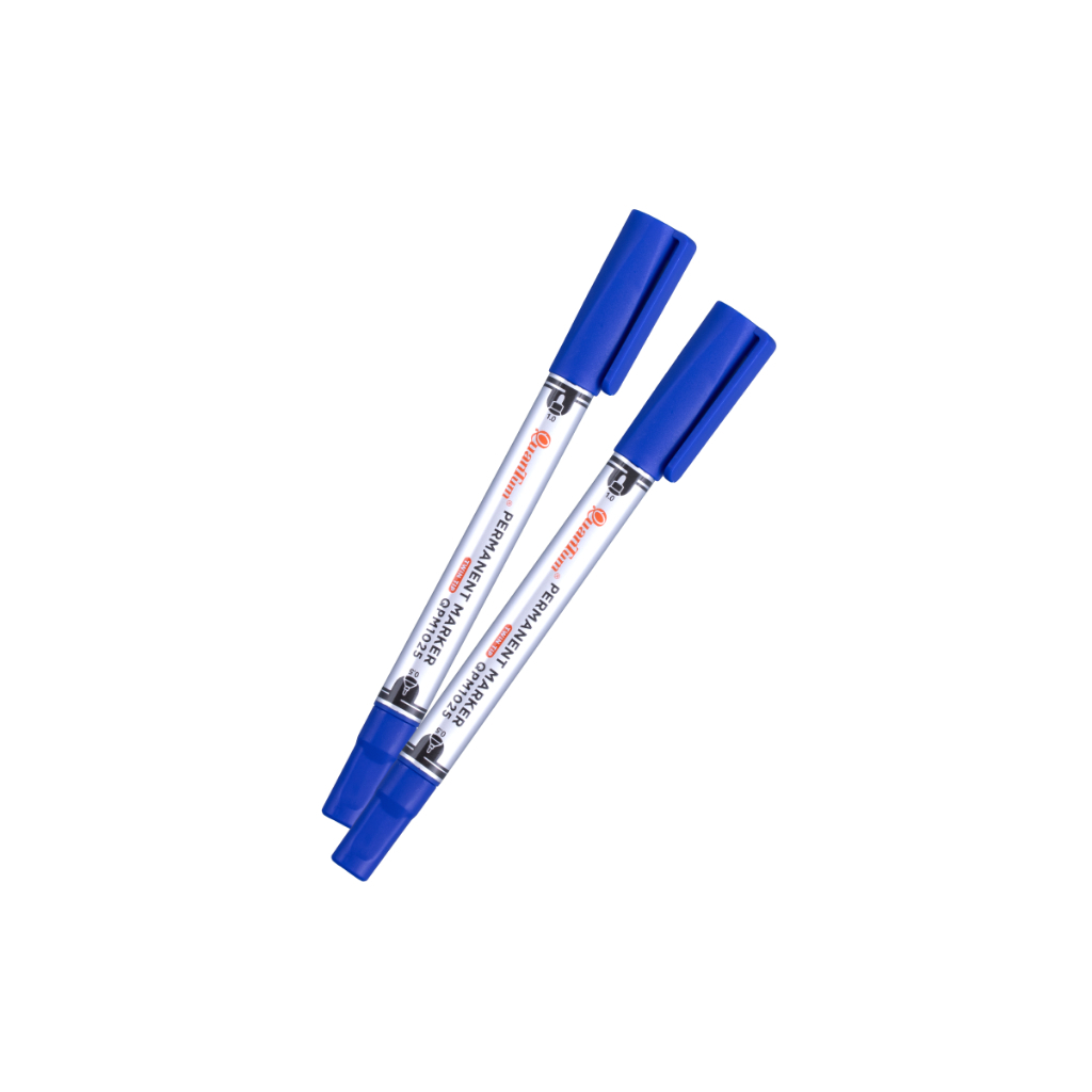 Quantum ปากกาเคมี 2 หัว Permanent Marker QPM1025 0.5-1.0 มม. กันน้ำ แพ็คคู่ 2 ด้าม คละสี — صورة 6
