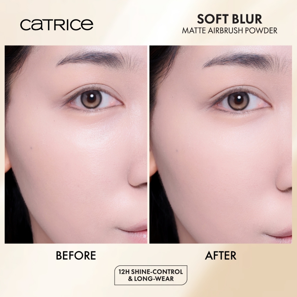 Catrice بودرة مضغوطة شفافة Soft Blur Matte Airbrush — صورة 6