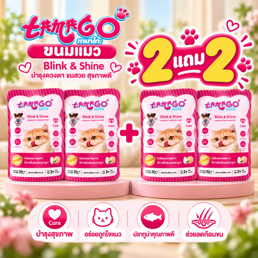 Tamago Jumbo طعام قطط رطب Blink&Shine (2 + 2 مجاناً) — صورة 2