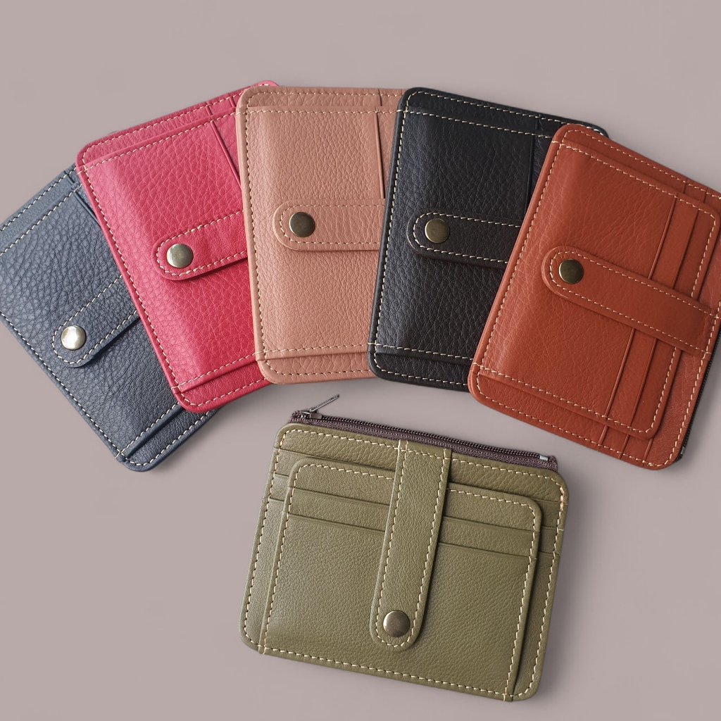 กระเป๋าใส่นามบัตรหนังวัวแท้ As Card Holder
