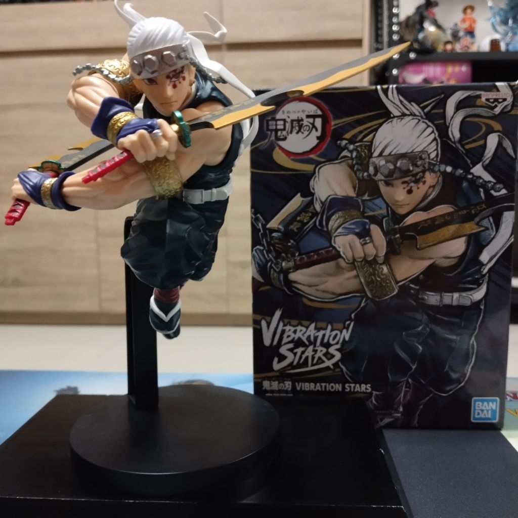 ฟิกเกอร์ งานแท้ BANDAI อูซุย เท็นเง็น ดาบพิฆาตอดสูร Demon Slayer Kimetsu no Yaiba Vibration Stars Te