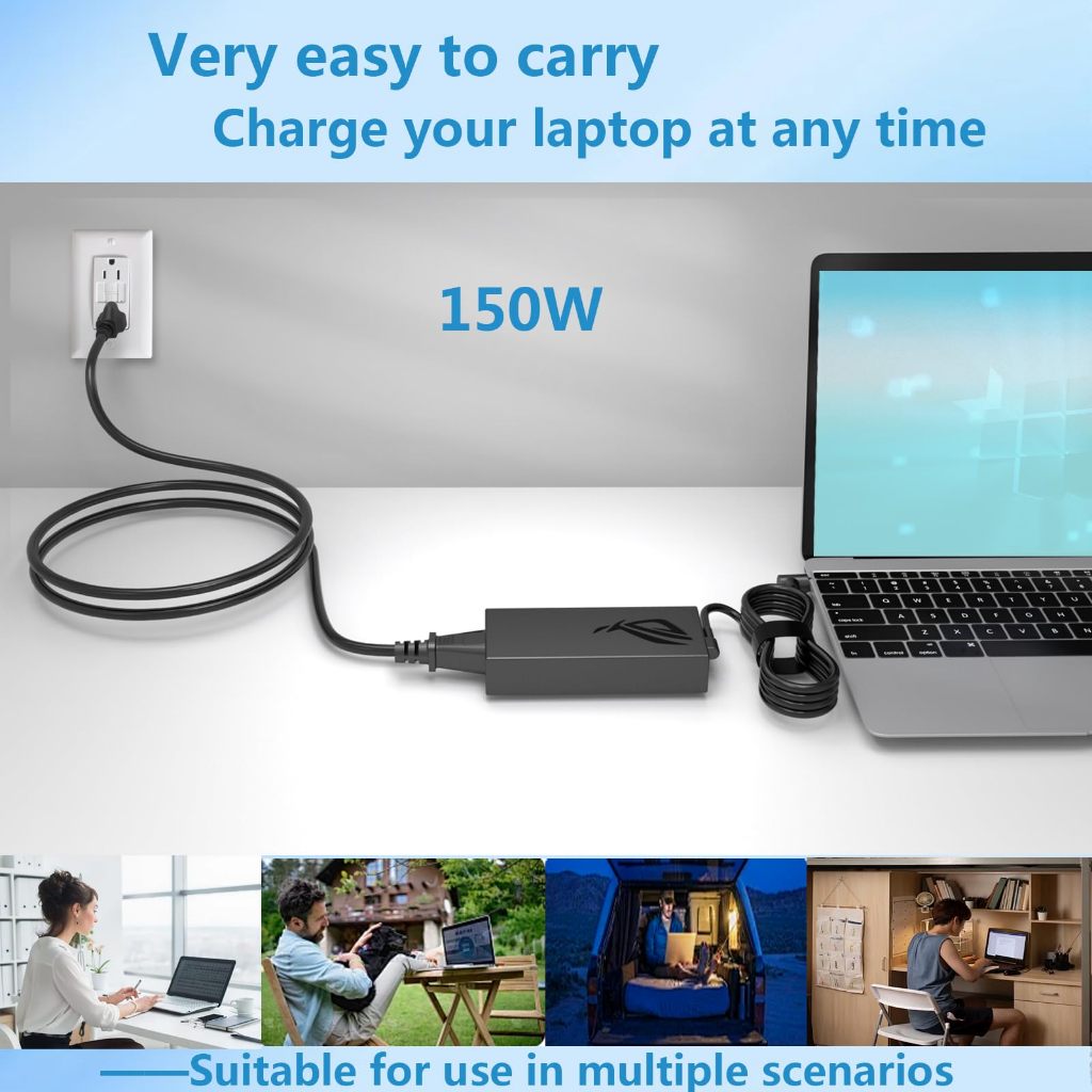 For HP สายชาร์จโน๊ตบุ๊ค อะเเดปเตอร์ ADAPTER 20V7.5A 150W 4.5*3.0mm Notebook Adapter power line สายไฟ - รูปที่ 6